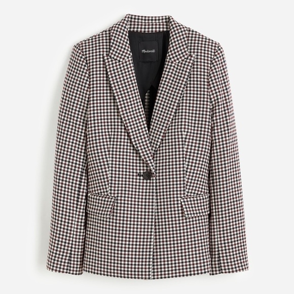 Madewell Jackets & Blazers - Gingham Slim Blazer 
Madewell women size 6